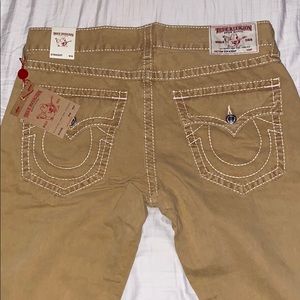 TRUE RELIGION new mustard colored jeans size: 36